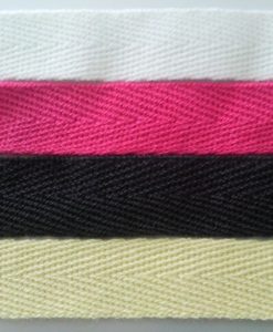 Dây  đai  viền polyester ( thin webbing -鞋帶)